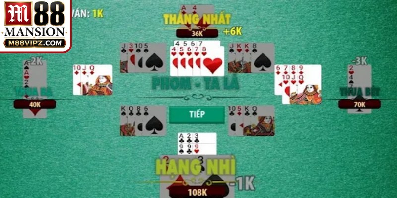 Ù là toàn bộ bài trên tay đều tạo thành các phỏm hợp lệ và không còn bài rác