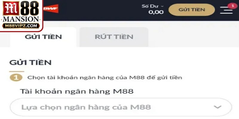 Nạp Tiền M88 - Thao Tác Đơn Giản Dễ Hiểu Dễ Thực Hiện 2 Các bước nạp tiền M88 siêu nhanh để bắt đầu hành trình săn thưởng