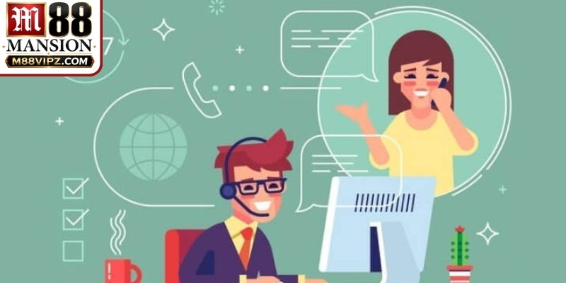 Liên hệ M88 thông qua kênh chat trực tuyến 